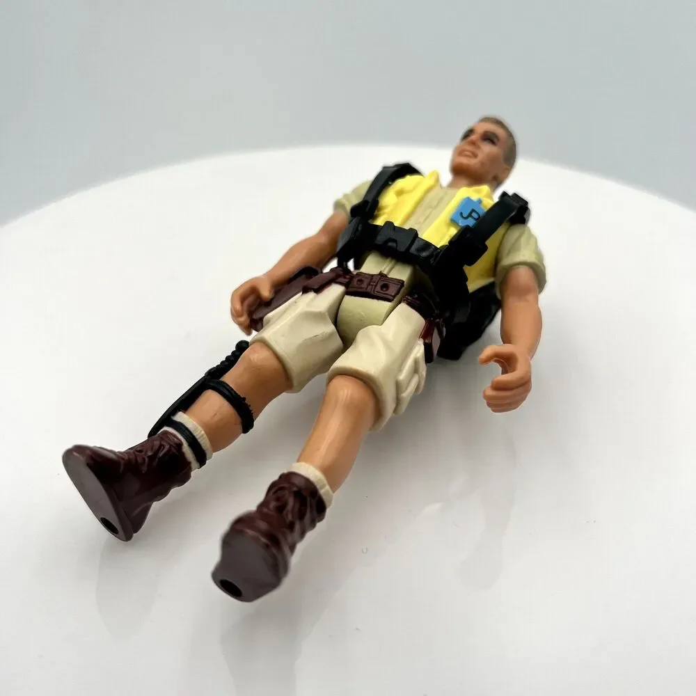 VTG 1993 Jurassic Park Kenner Series 1 Robert Muldoon Action Figure W/Dinosaur